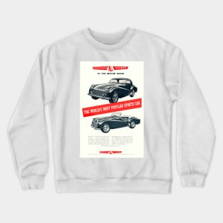 A vintage Triumph TR3 advert Crewneck Sweatshirt